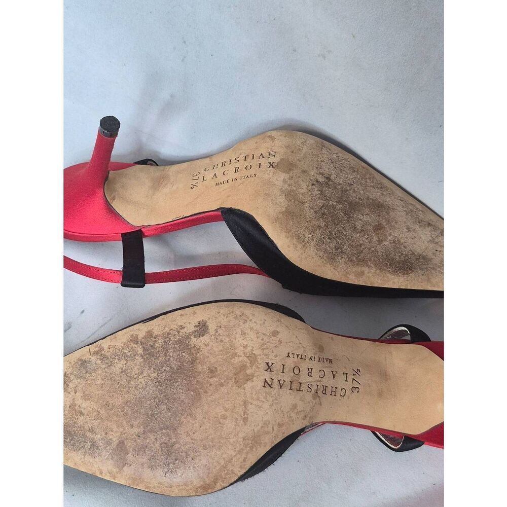 Christian LaCroix sling  backs - Picture 7 of 8